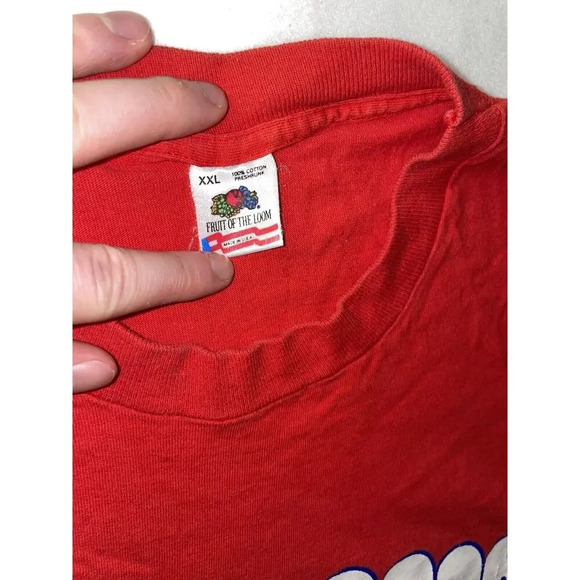 Vintage Tennessee State University HBCU 2000‎ T Shirt Red Tigers Y2K Mens 2XL - Picture 3 of 4